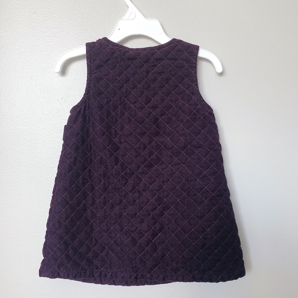 Gap 12-18m purple cord dress, EUC - Picture 2 of 4